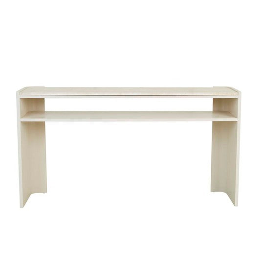 Elsie Travertine Console Table