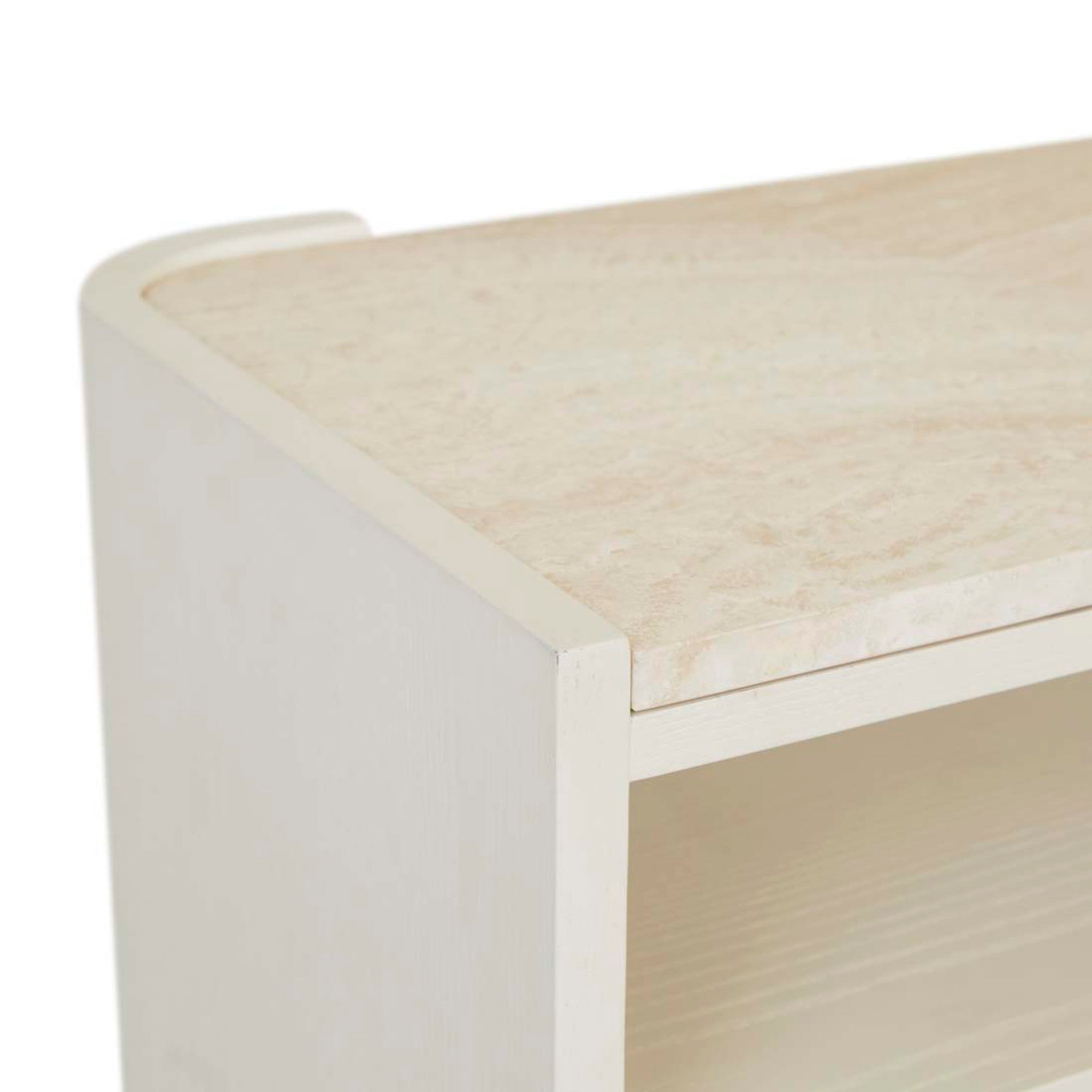 Elsie Travertine Console Table