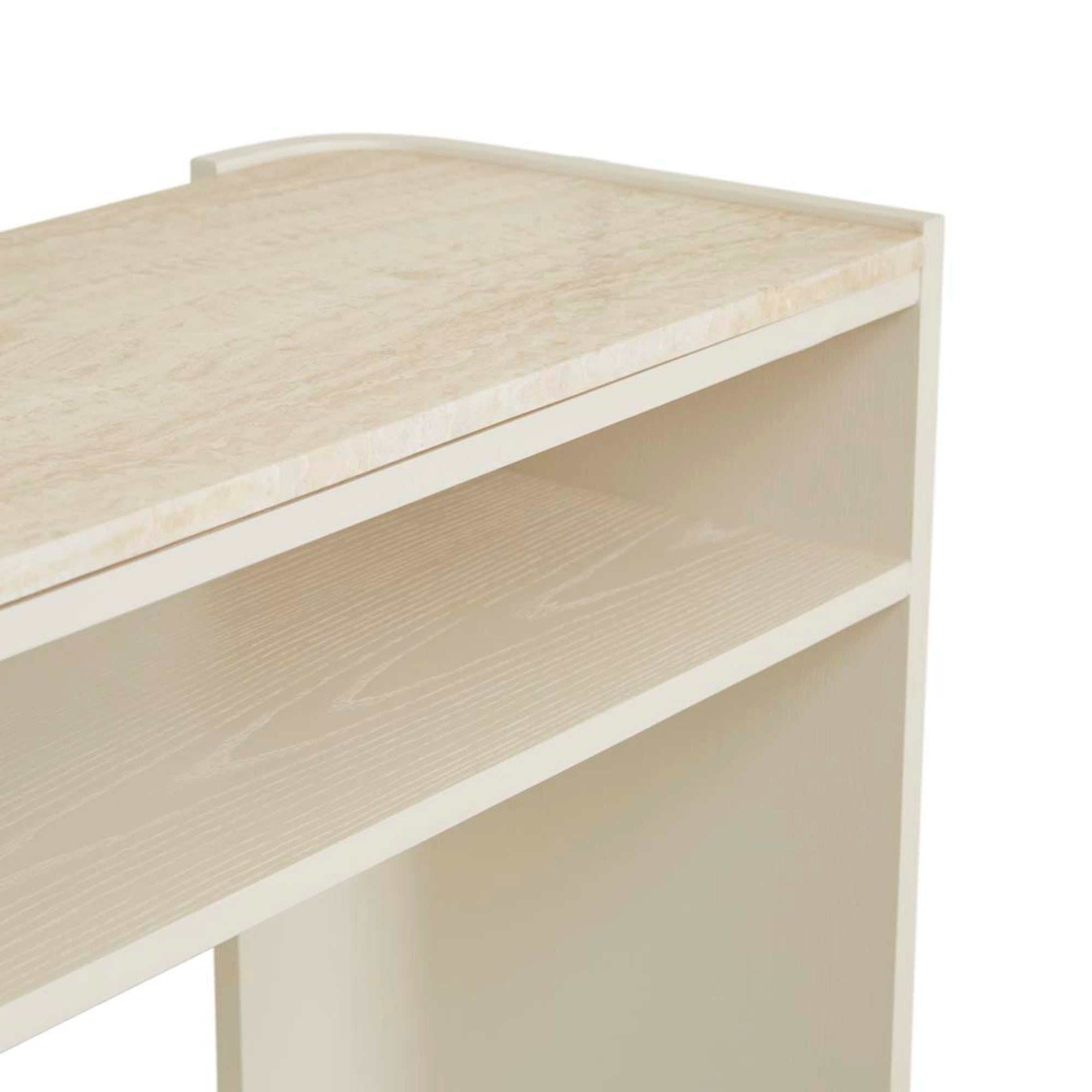 Elsie Travertine Console Table