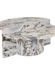 Elle Lune Coffee Table- Ocean Marble