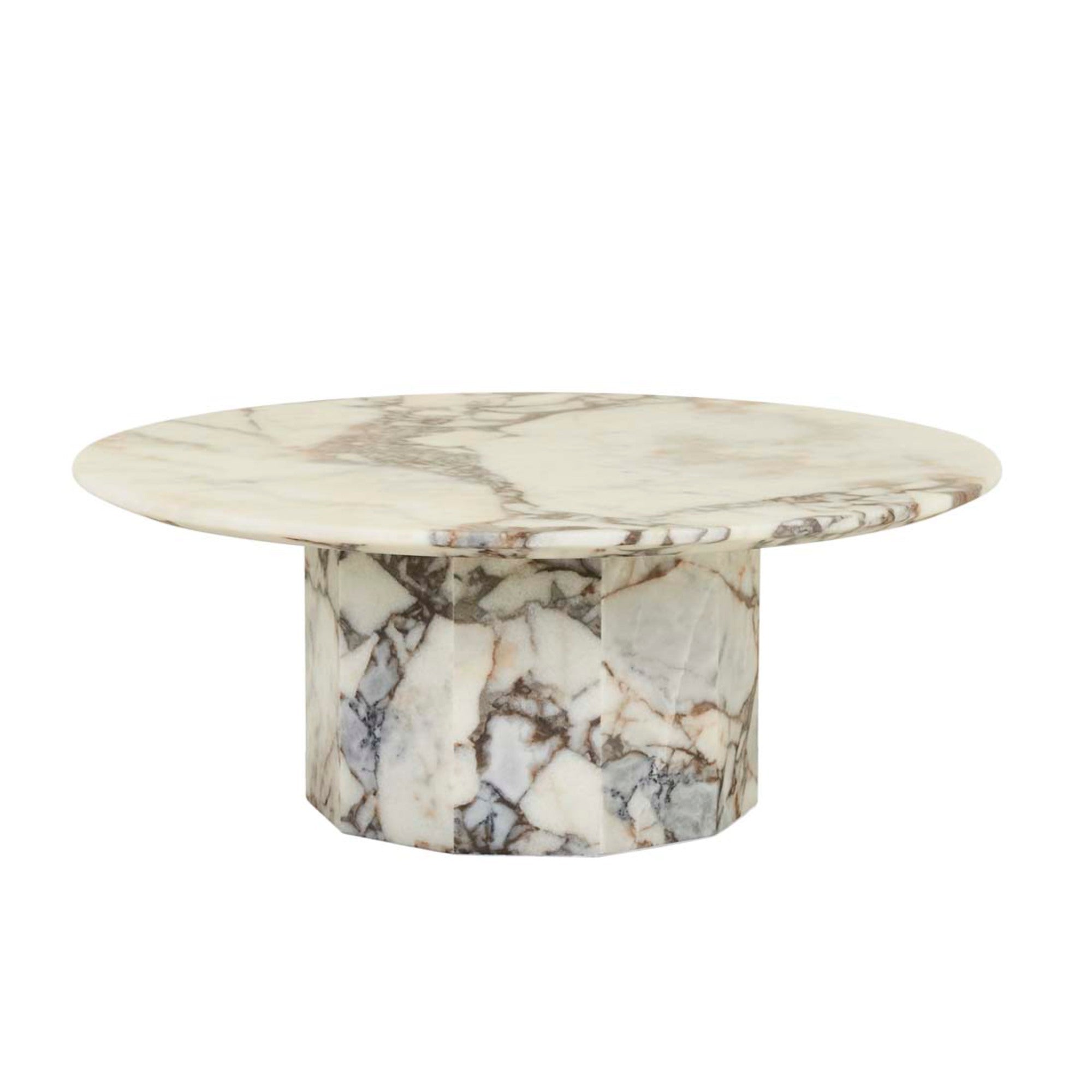 Atlas Decagon Coffee Table- Ocean Marble