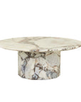 Atlas Decagon Coffee Table- Ocean Marble