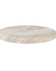 Indra Shallow Bowl- Oat Marble