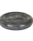 Indra Shallow Bowl- Black Marble