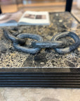 Link Sculpture- Black Marble