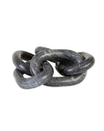 Link Sculpture- Black Marble