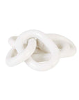 Link Sculpture- White Marble