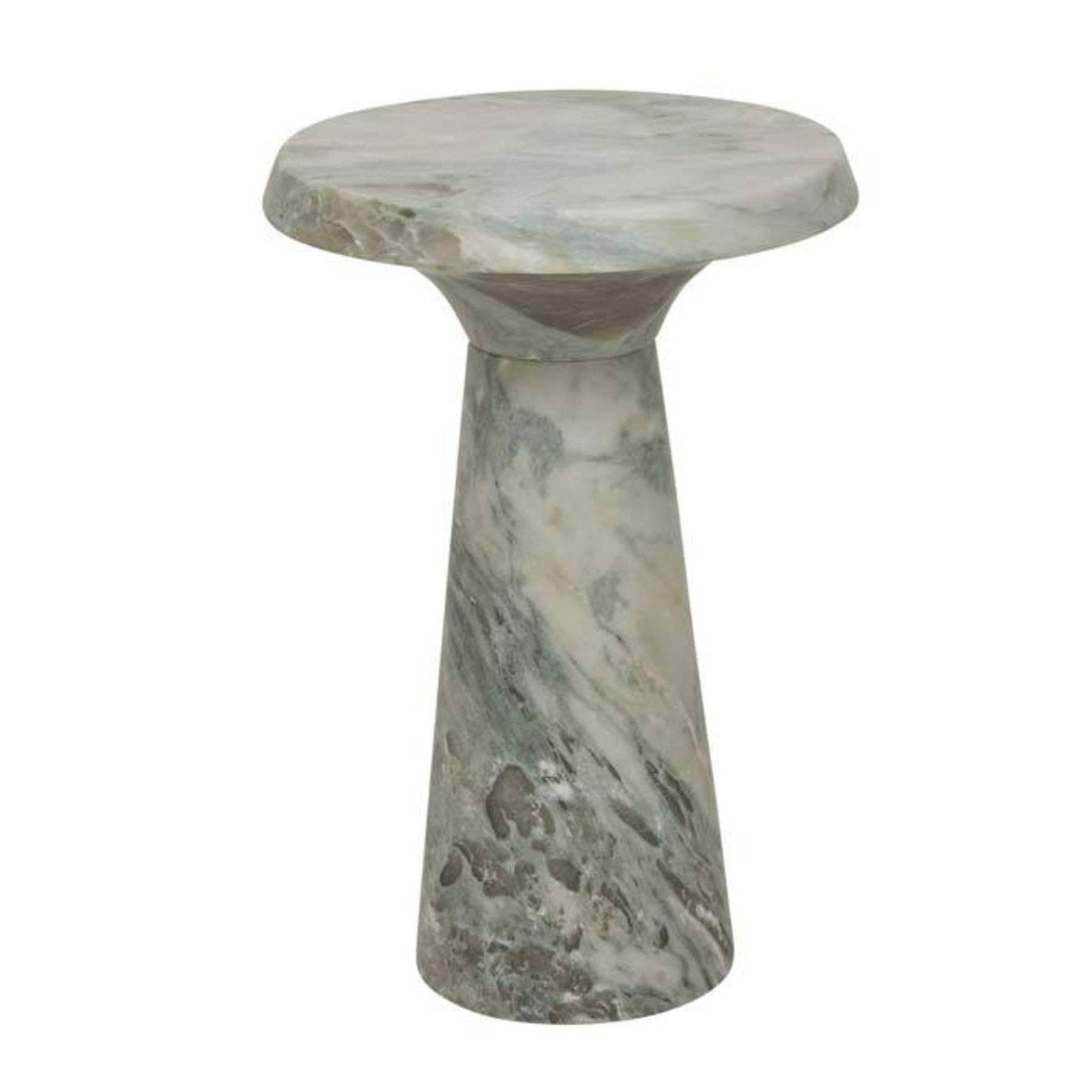 Rufus Contour Marble Side Table