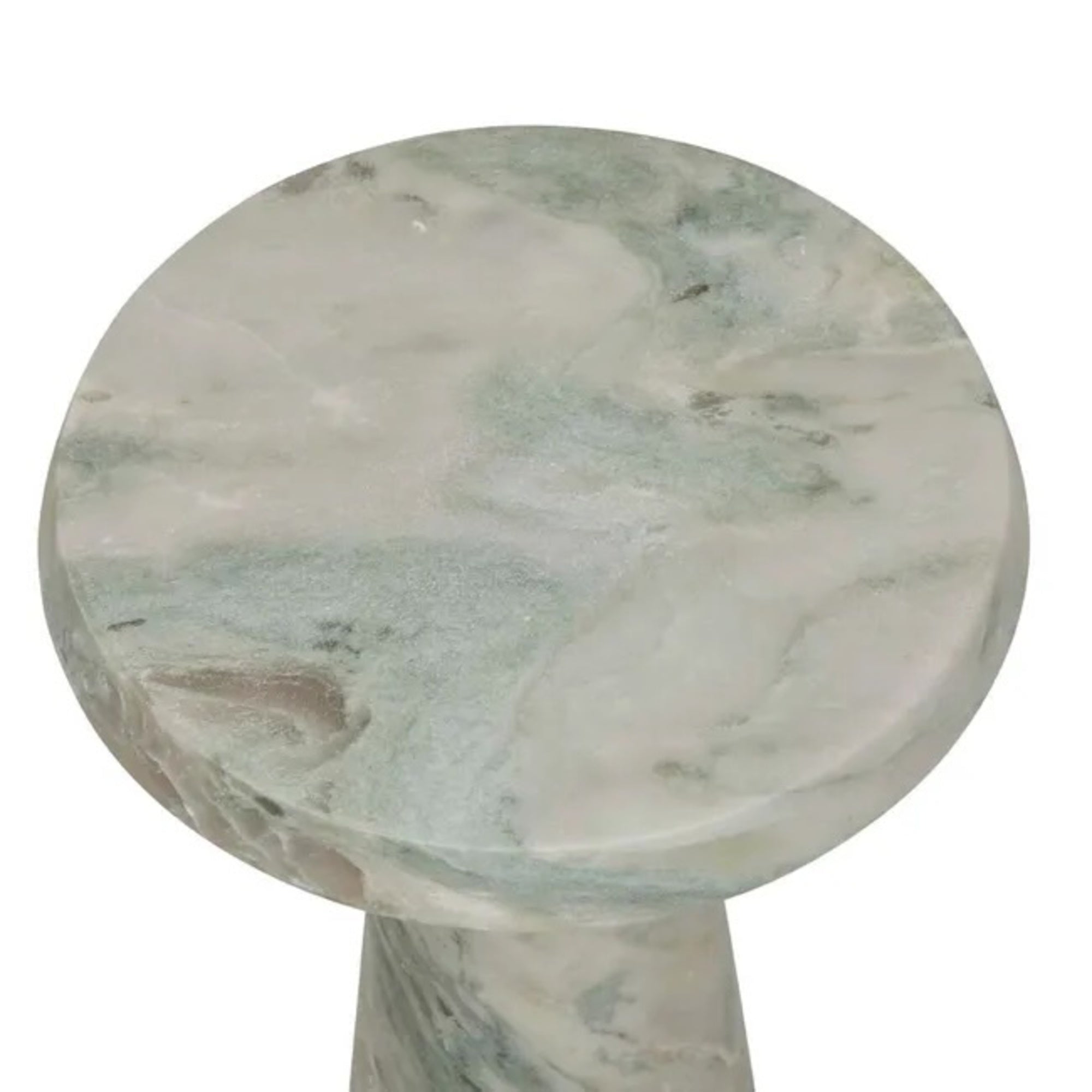 Rufus Contour Marble Side Table