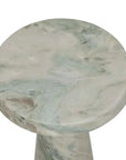 Rufus Contour Marble Side Table