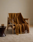 Fiord Caramel Wool Throw