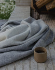 Bayswater Charcoal NZ Wool Throw