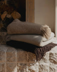 Nevis Limestone NZ Lambswool Throw