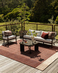 Bedrock Claret Outdoor Rug