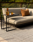 Bedrock Zinc Outdoor Rug