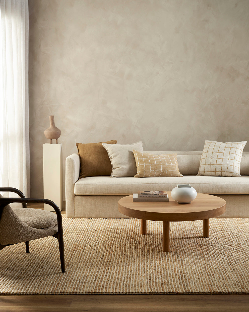 Flaxmill Fenugreek Cushion by Baya