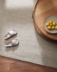Nebraska White Floor Rug