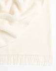 Nevis Snow NZ Lambswool Throw
