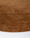 Sandringham Pecan Round Floor Rug