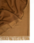 Fiord Caramel Wool Throw