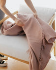 Nevis Rose NZ Lambswool Throw