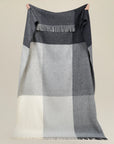 Bayswater Charcoal NZ Wool Throw