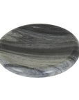 Indra Shallow Bowl- Black Marble