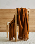 Nevis Spice NZ Lambswool Throw