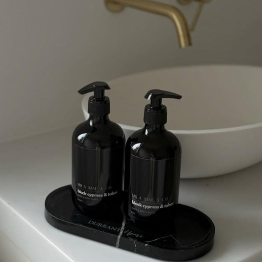 Black Marble Tray