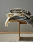 Nevis Ash NZ Lambswool Throw