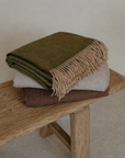 Harris Moss Merino Throw