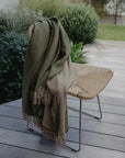 Harris Moss Merino Throw
