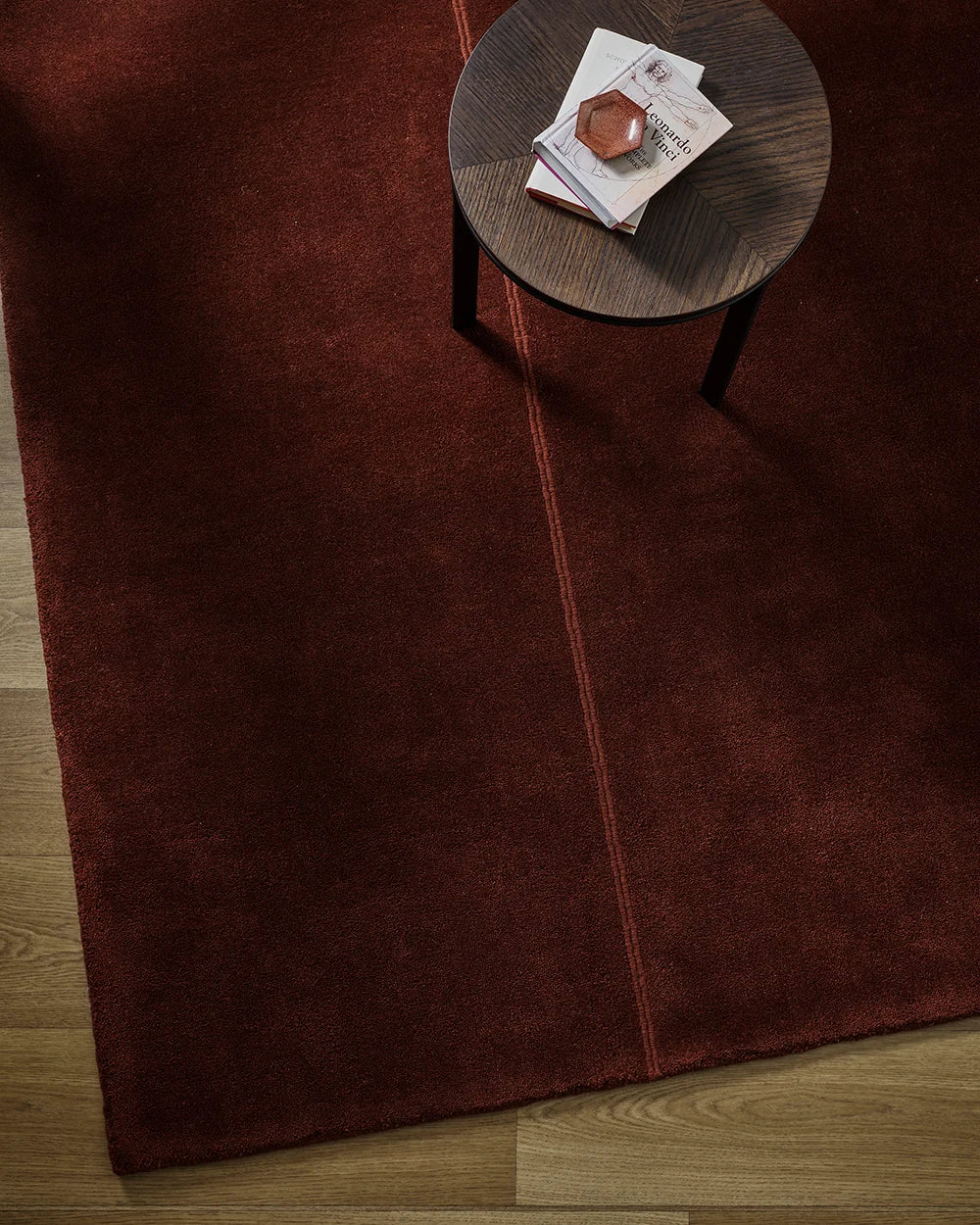 Bastion Claret Floor Rug
