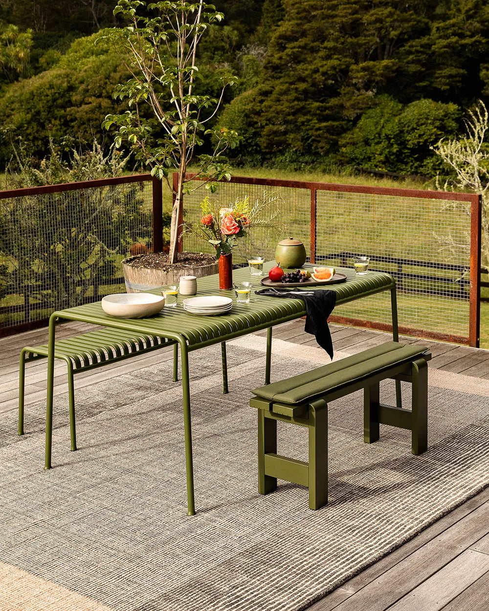 Bedrock Zinc Outdoor Rug