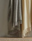 Nevis Ash NZ Lambswool Throw