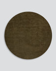 Sandringham Moss Round Floor Rug