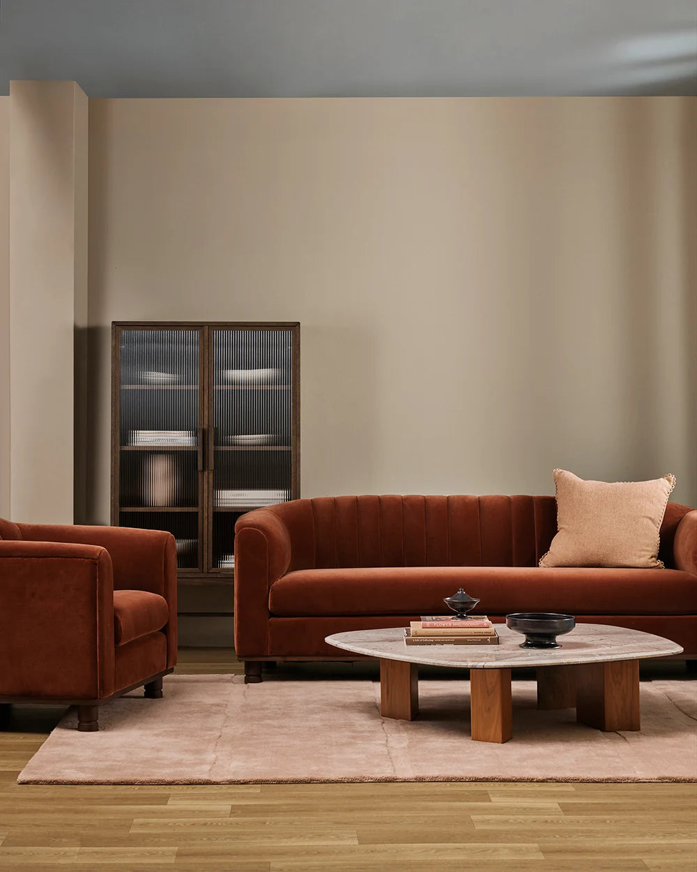 Strata Clay Floor Rug