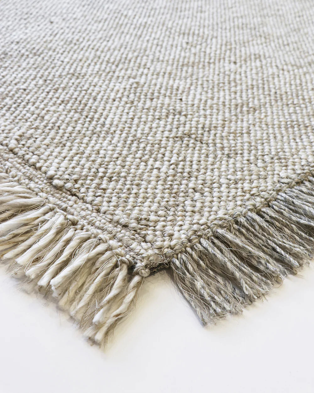 Ulster White/ Natural Floor Runner